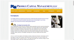 Desktop Screenshot of prodigycapitalmgmt.com